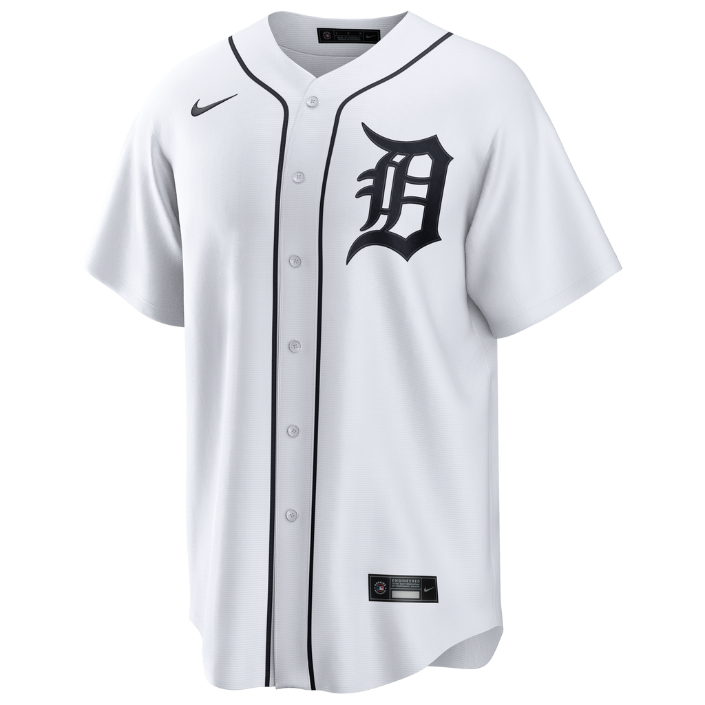 Men's  Detroit Tigers Spencer Torkelson Nike White Home Replica Jersey