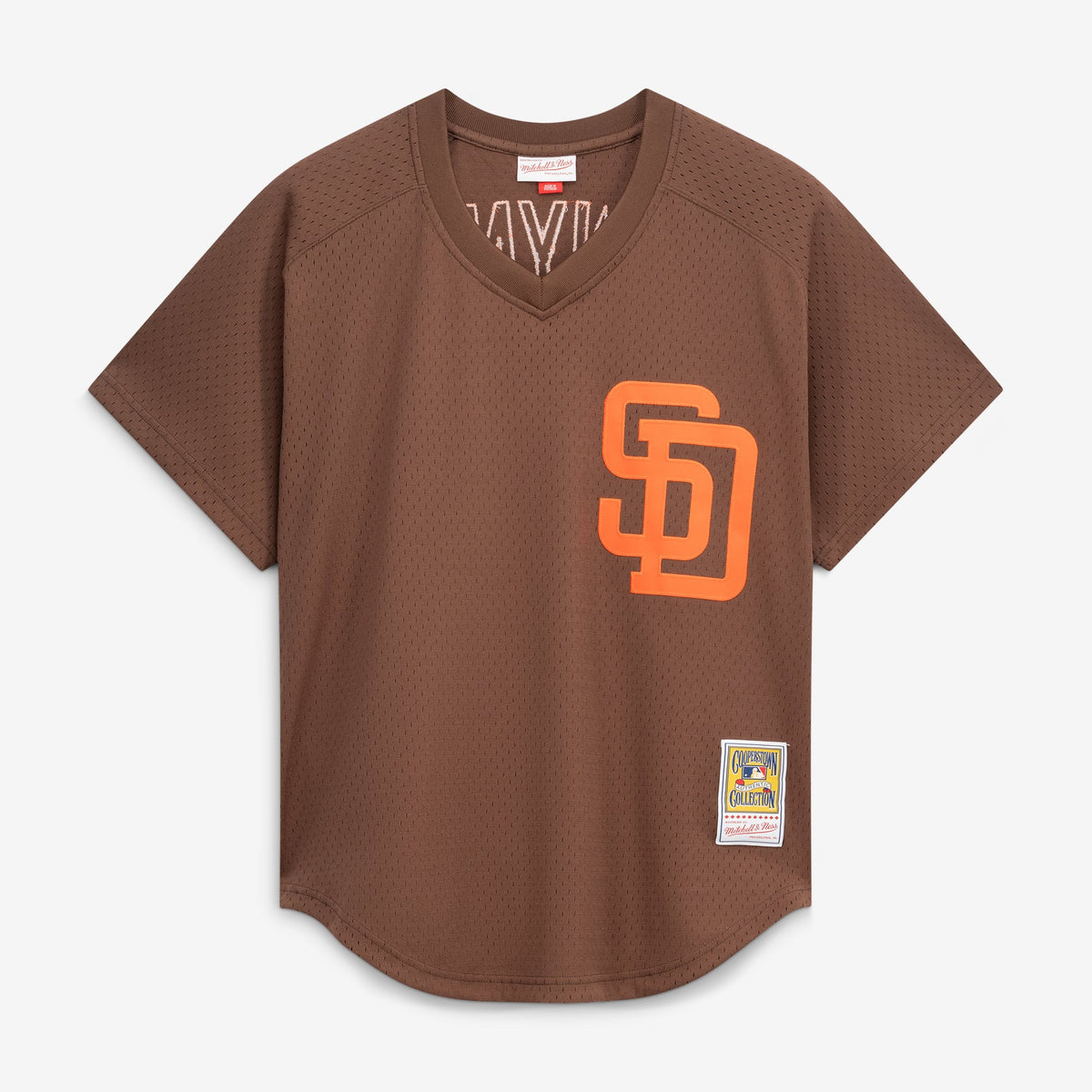 Men's San Diego Padres Tony Gwynn Mitchell & Ness Brown Authentic Batting Practice Jersey