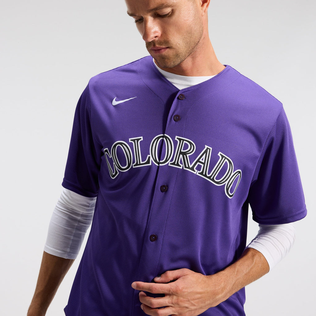 Men's Colorado Rockies Nike Purple Alternate Replica Team Jersey