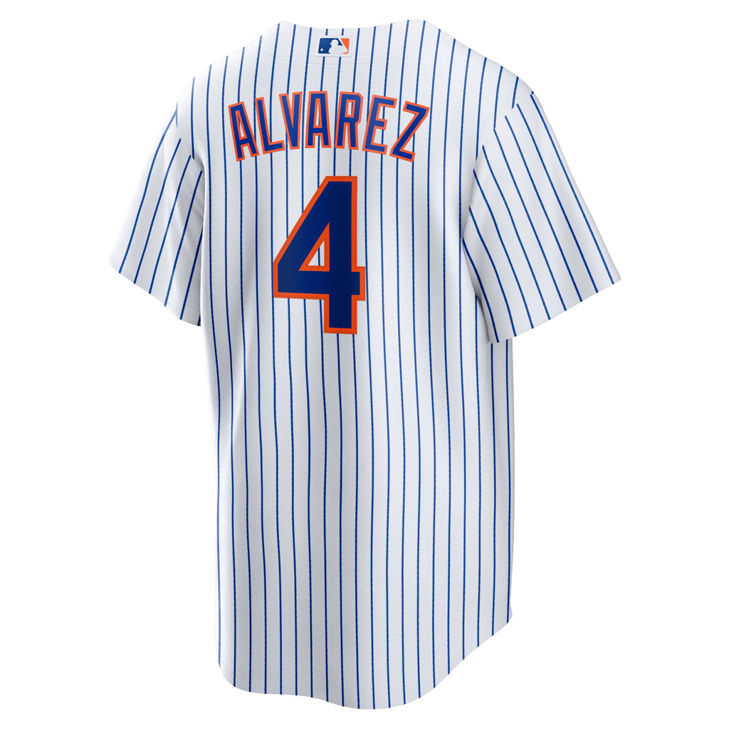 Men's New York Mets Francisco Alvarez Nike White Replica Player Jersey