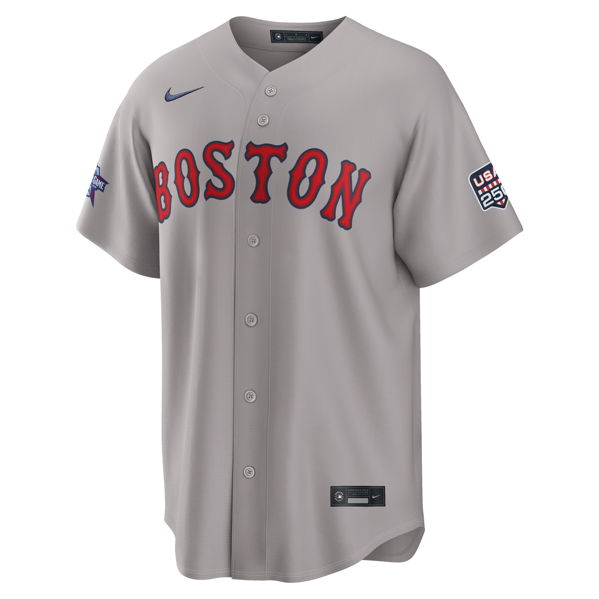 2026 All-Star Game Men's Boston Red Sox Aroldis Chapman Nike Gray Replica Jersey