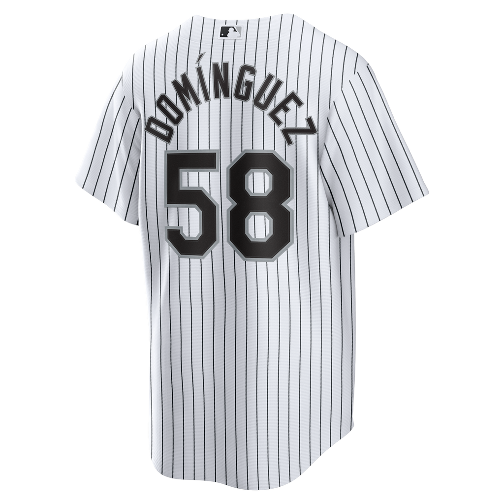 Men's Chicago White Sox Seranthony Domínguez Nike White Home Replica Jersey