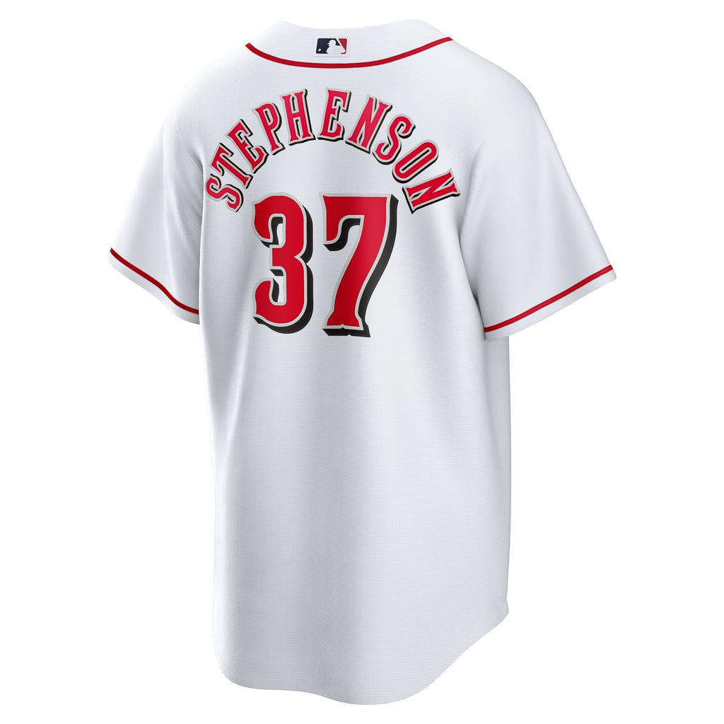 Men's Cincinnati Reds Tyler Stephenson Nike White Home Replica Jersey