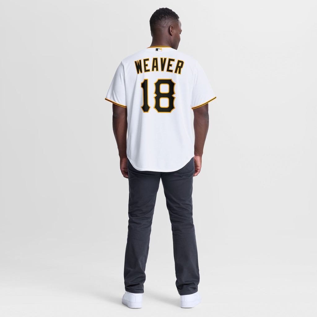Men's Pittsburgh Pirates Luke Weaver Nike White Home Replica Jersey