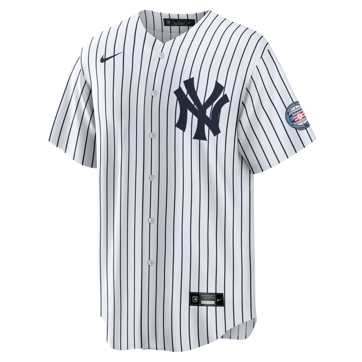 Men's New York Yankees CC Sabathia Nike White 2025 Baseball Hall of Fame Name & Number Retired Replica Jersey
