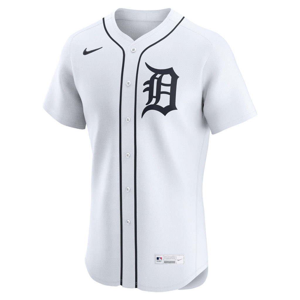 Men's Detroit Tigers Nike White Home Elite Jersey