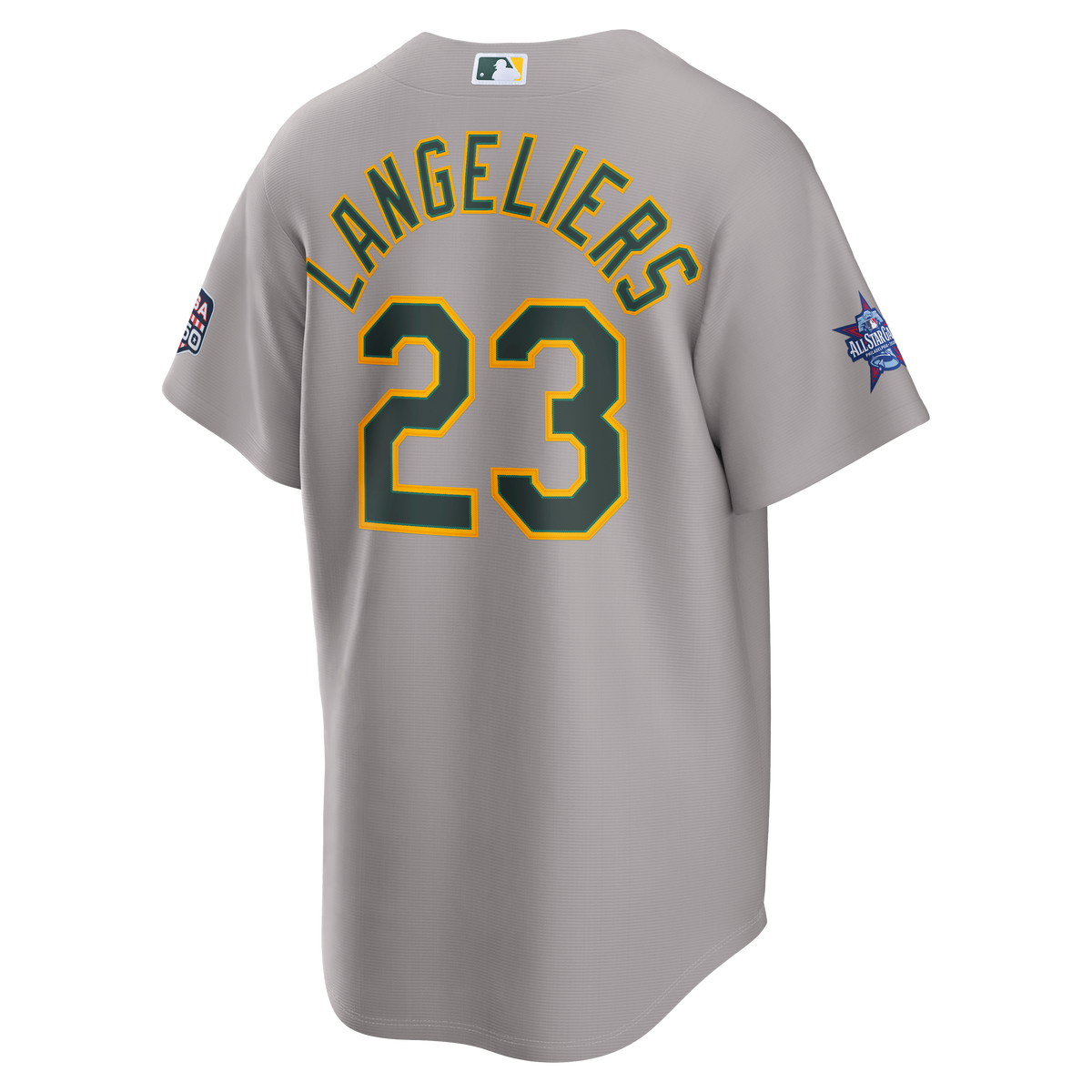 2026 All-Star Game Men's Athletics Shea Langeliers Nike Gray Replica Jersey