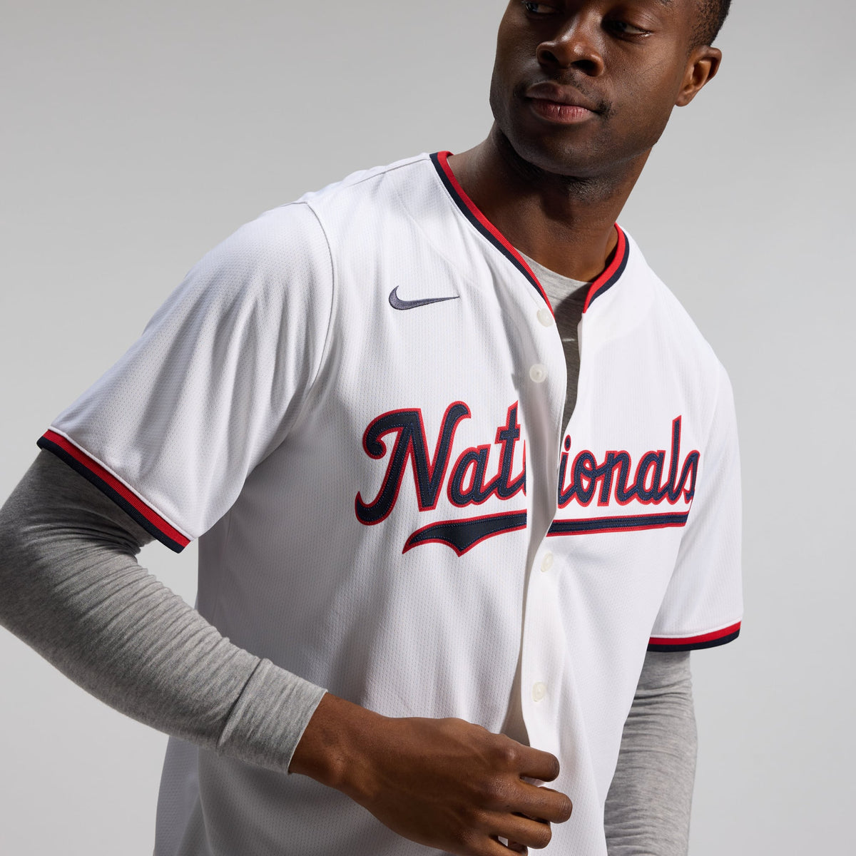 Men's Washington Nationals Nike White Home Limited Jersey