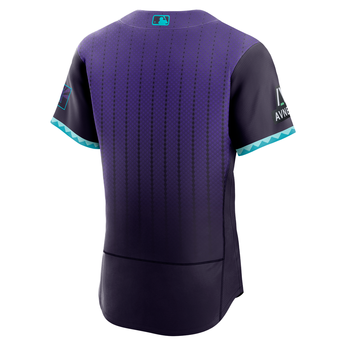 Men's Arizona Diamondbacks Nike Purple City Connect Authentic Sponsor Patch Jersey