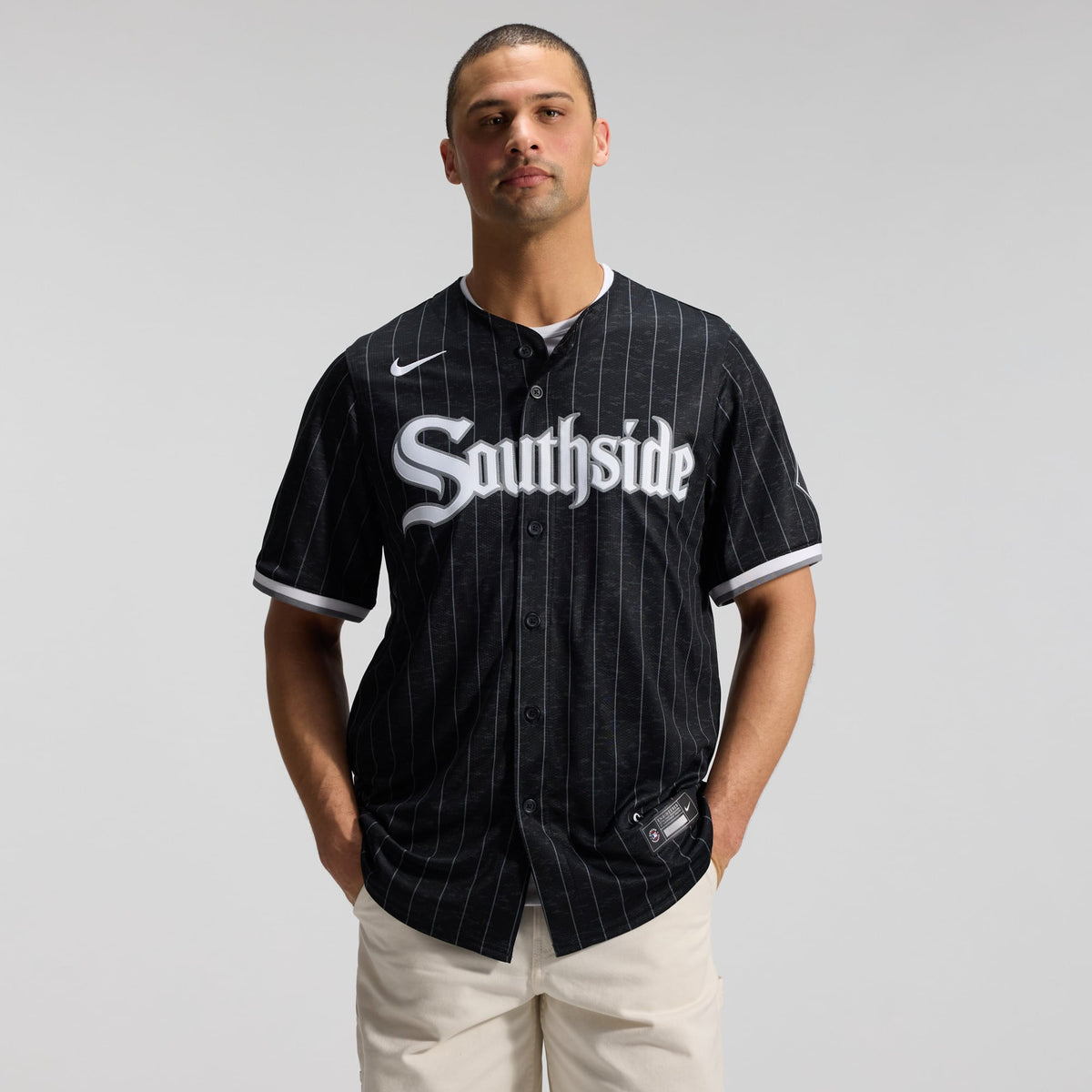 Men's Chicago White Sox Nike Black City Connect Limited Jersey