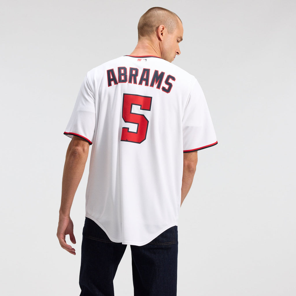 Men's  Washington Nationals CJ Abrams Nike White Home Replica Jersey