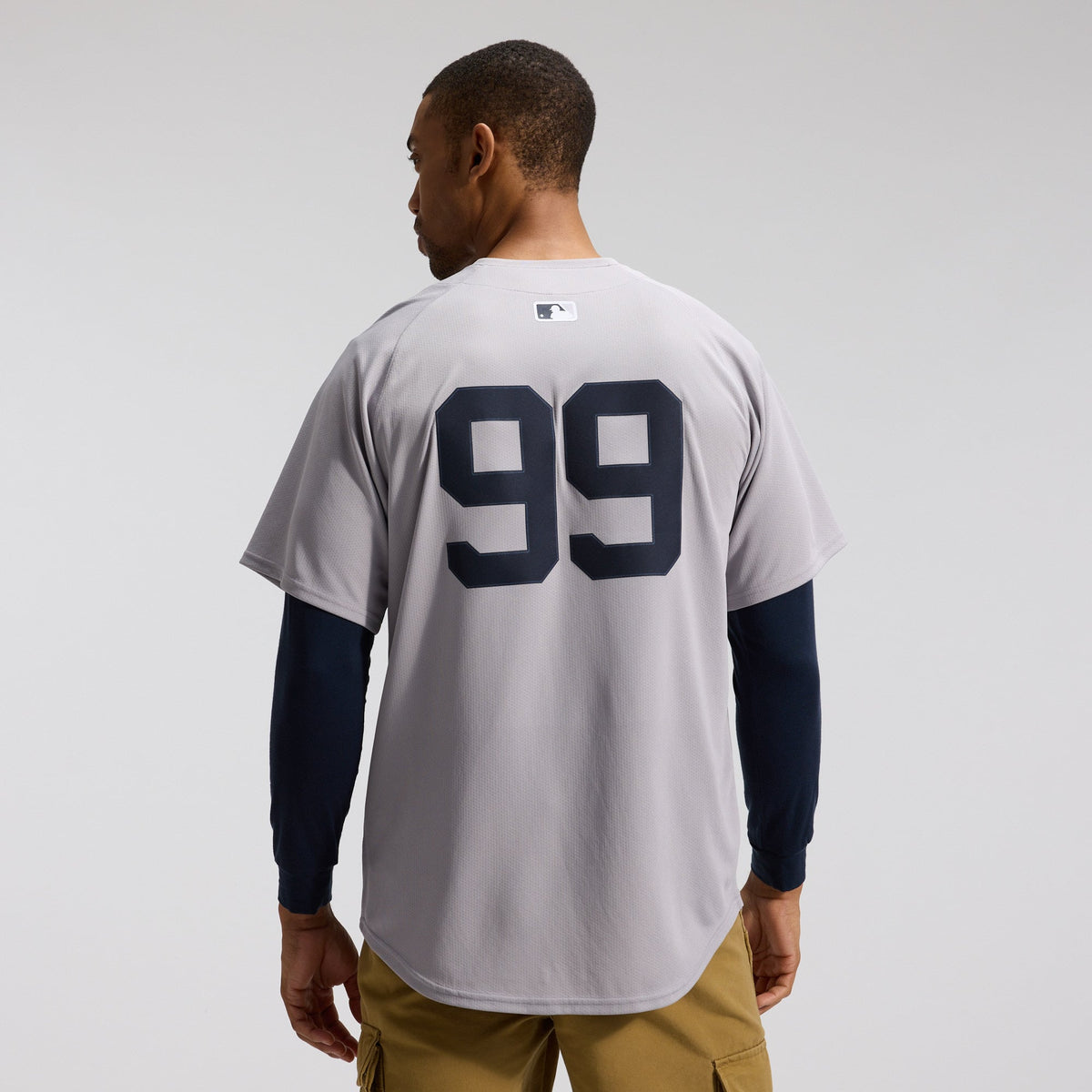 Men's New York Yankees Aaron Judge Nike Gray Road Limited Player Jersey