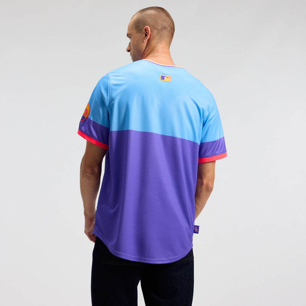 Men's Colorado Rockies  Nike Purple/Light Blue 2025 City Connect Limited Jersey