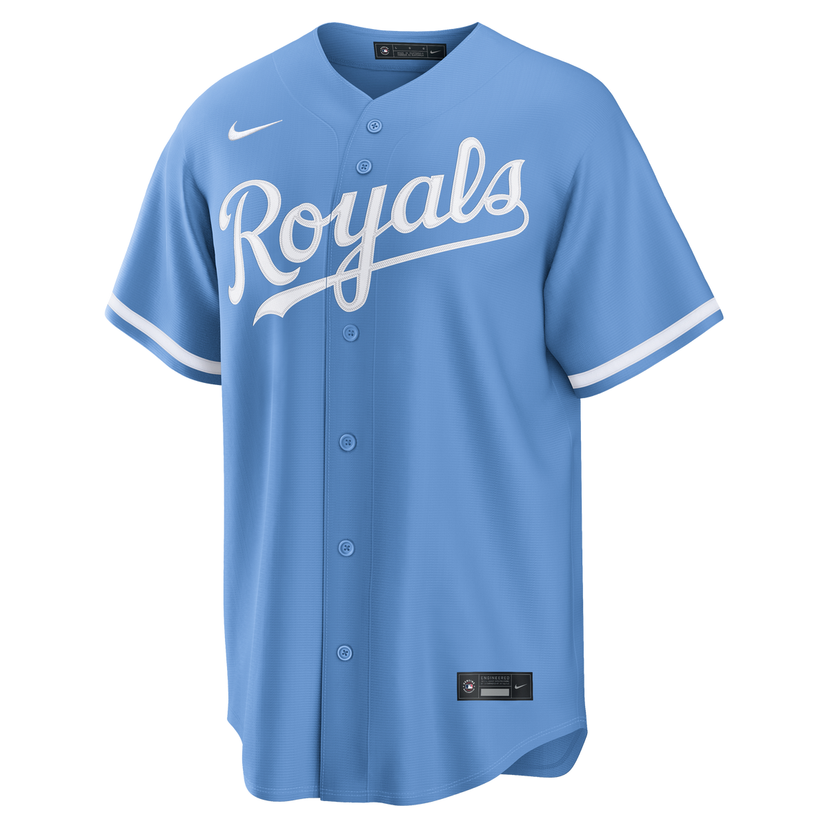 Men's Kansas City Royals Bobby Witt Jr. Nike Light Blue Alternate Replica Jersey