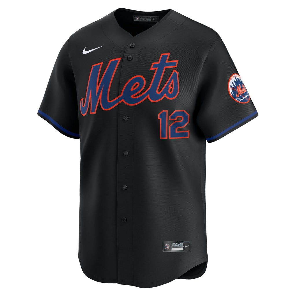 Men's New York Mets Francisco Lindor Nike Gray Road Limited Player Jersey