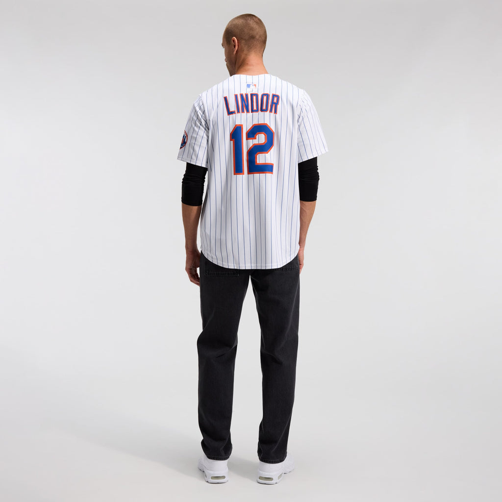 Men's New York Mets Francisco Lindor Nike Gray Road Limited Player Jersey