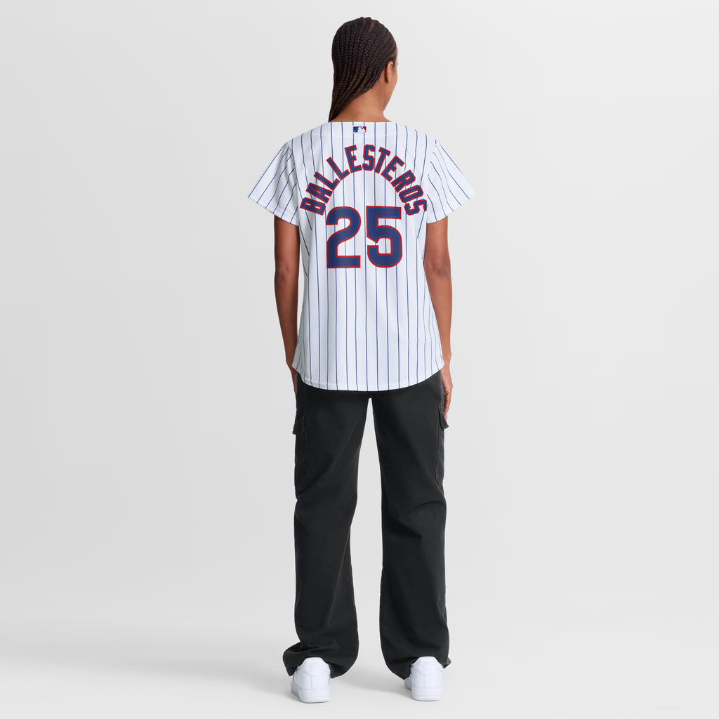 Women's Chicago Cubs Moisés Ballesteros Nike White Home Replica Jersey