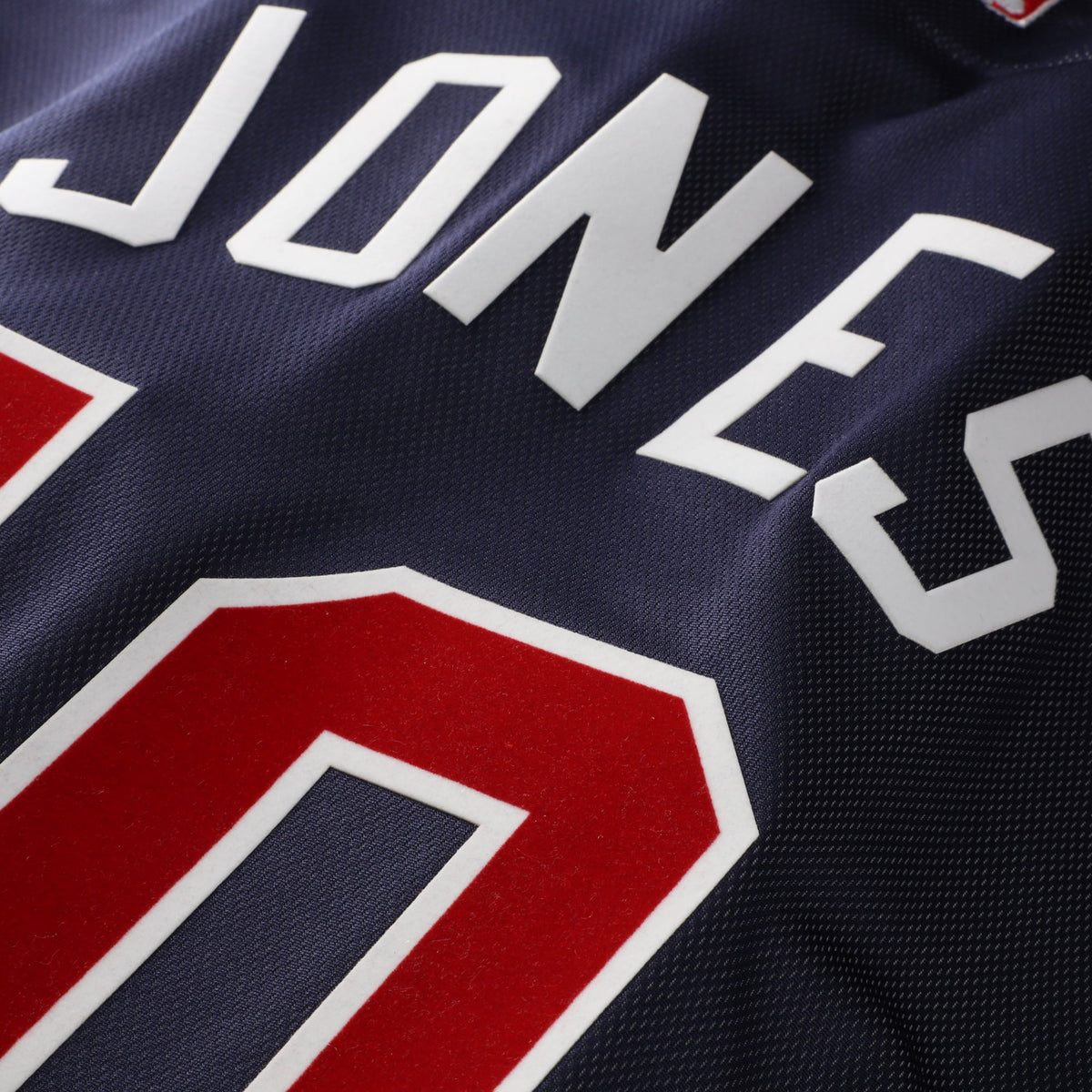 Men's Atlanta Braves Chipper Jones Mitchell & Ness Navy Authentic Batting Practice Jersey