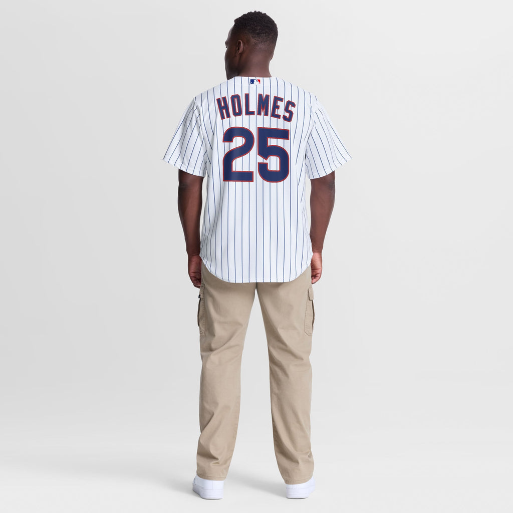 Men's Chicago Cubs Clay Holmes Nike White Home Replica Jersey