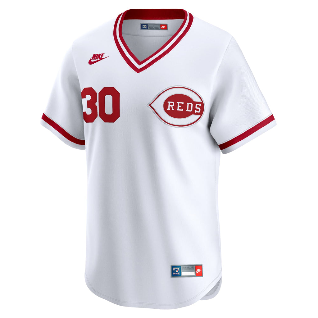 Men's Cincinnati Reds Ken Griffey Nike White Throwback Cooperstown Collection Limited Jersey