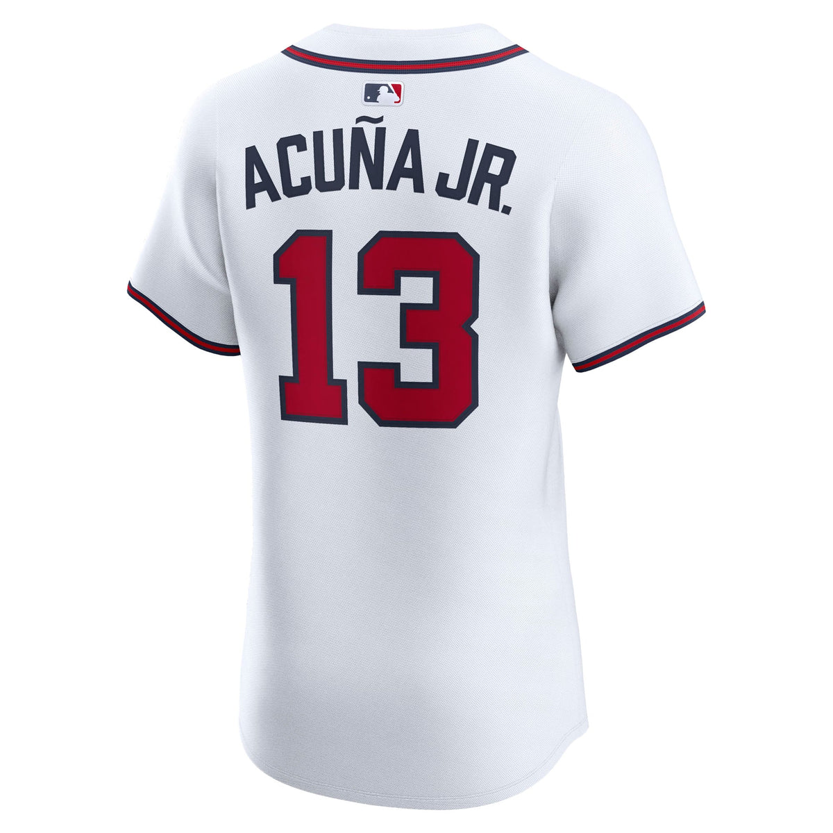 Men's Atlanta Braves Ronald Acuña Jr. Nike White Home Elite Player Jersey