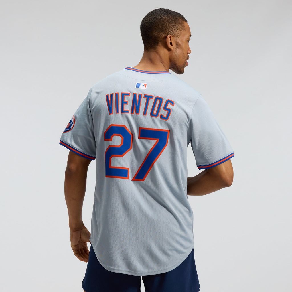 Men's New York Mets Mark Vientos Nike Gray All-Star Limited Jersey