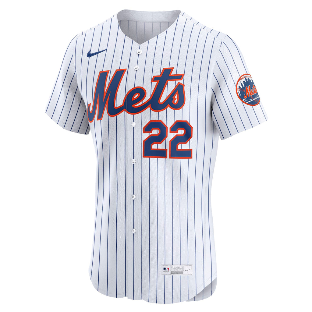 Men's New York Mets Juan Soto Nike White Home Elite Jersey