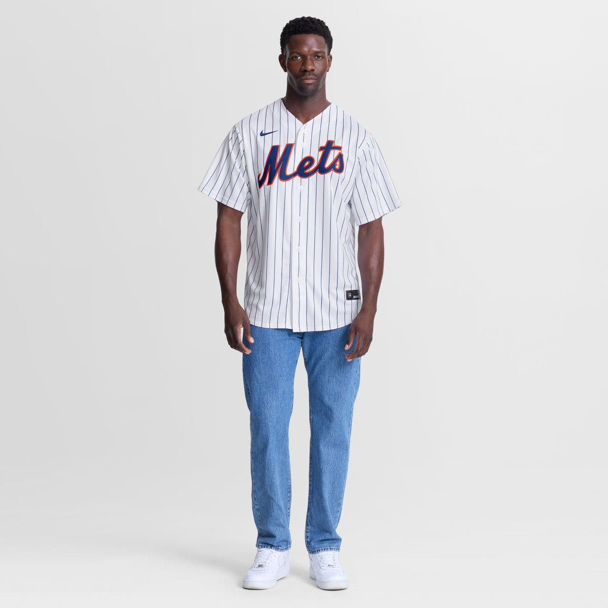 Men's New York Mets Tylor Megill Nike White Home Replica Jersey