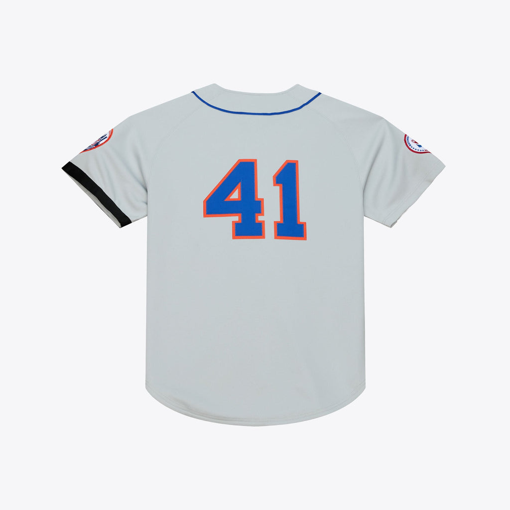 Men's New York Mets Tom Seaver Mitchell & Ness Gray 1976 Authentic Jersey