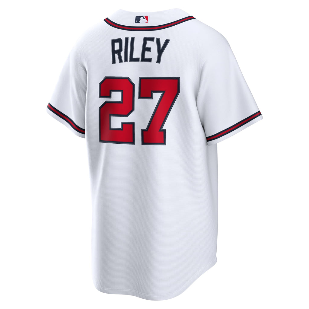 Men's Atlanta Braves Austin Riley Nike Navy Alternate Replica Jersey