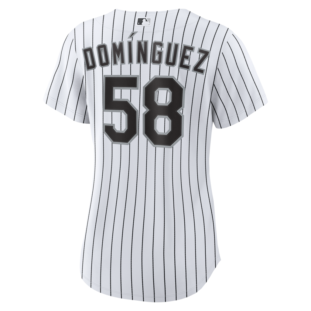 Women's Chicago White Sox Seranthony Domínguez Nike White Home Replica Jersey