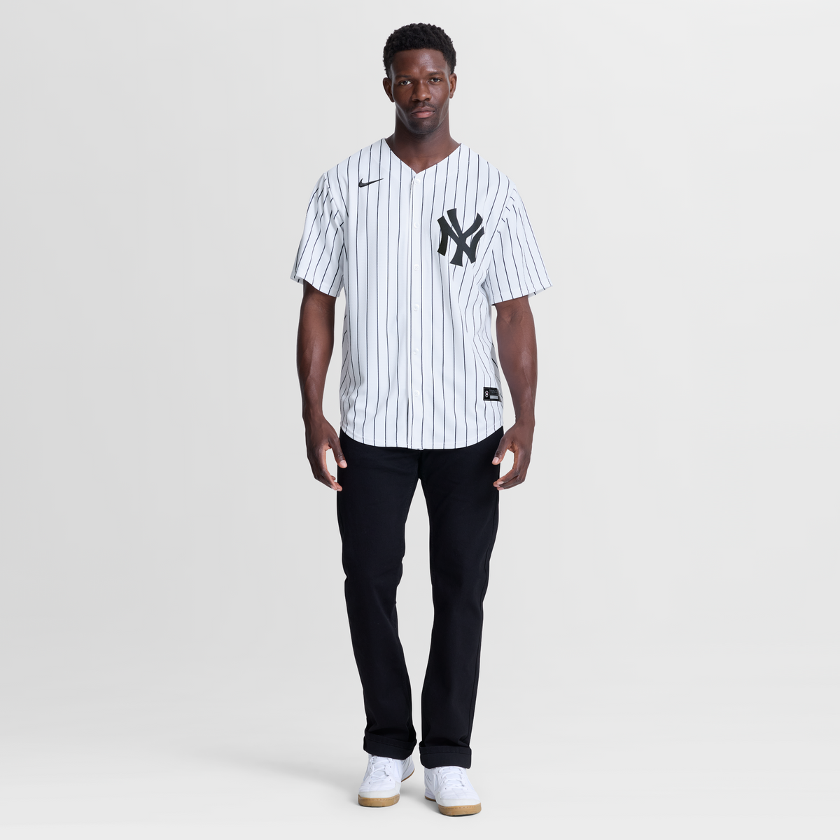 Men's New York Yankees Spencer Jones Nike White Home Replica Jersey