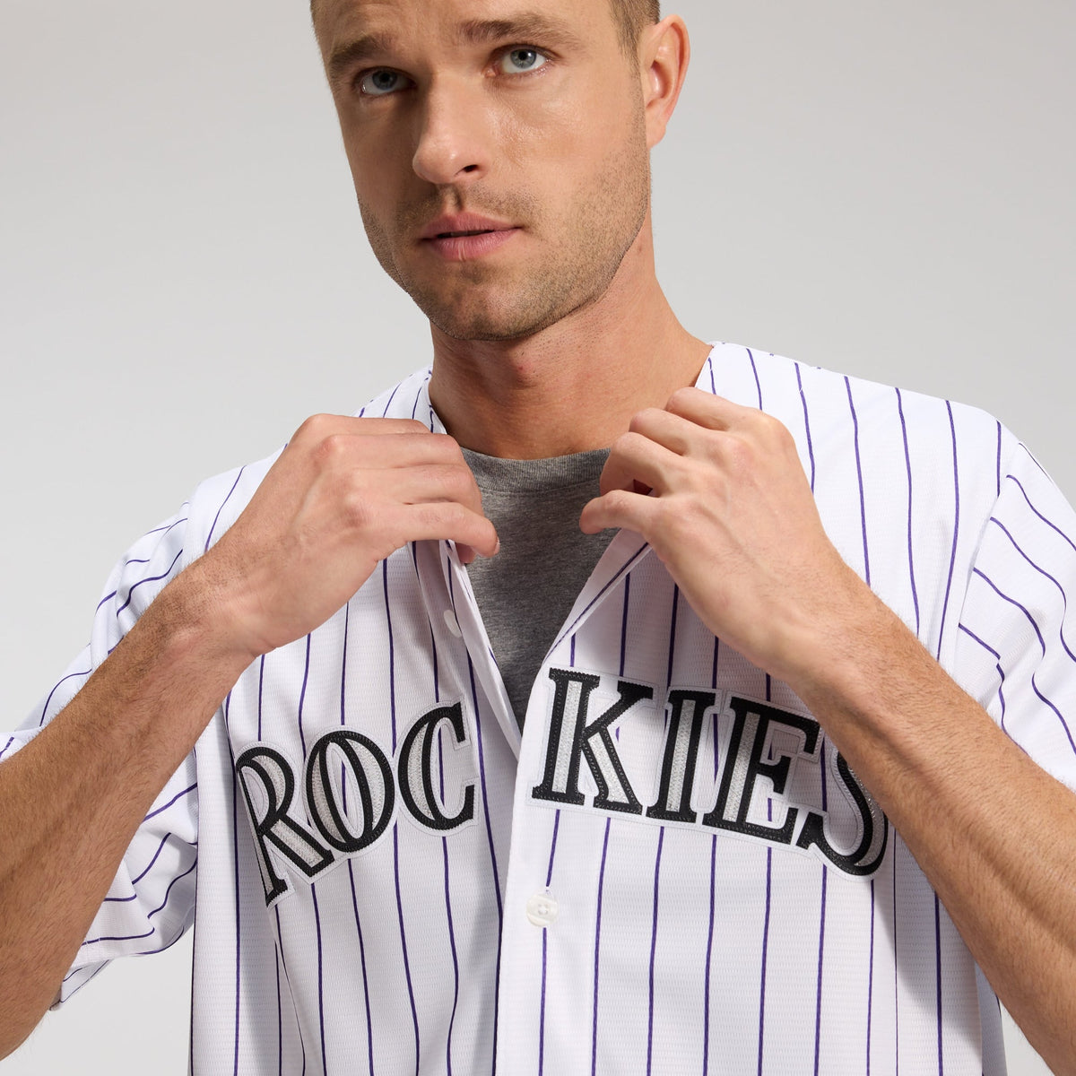 Men's Colorado Rockies Nike White Home Replica Team Jersey