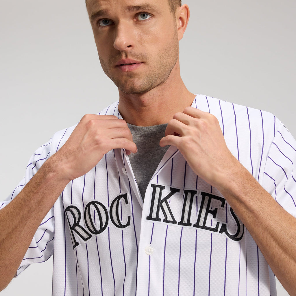Men's Colorado Rockies Nike Purple Alternate Replica Team Jersey