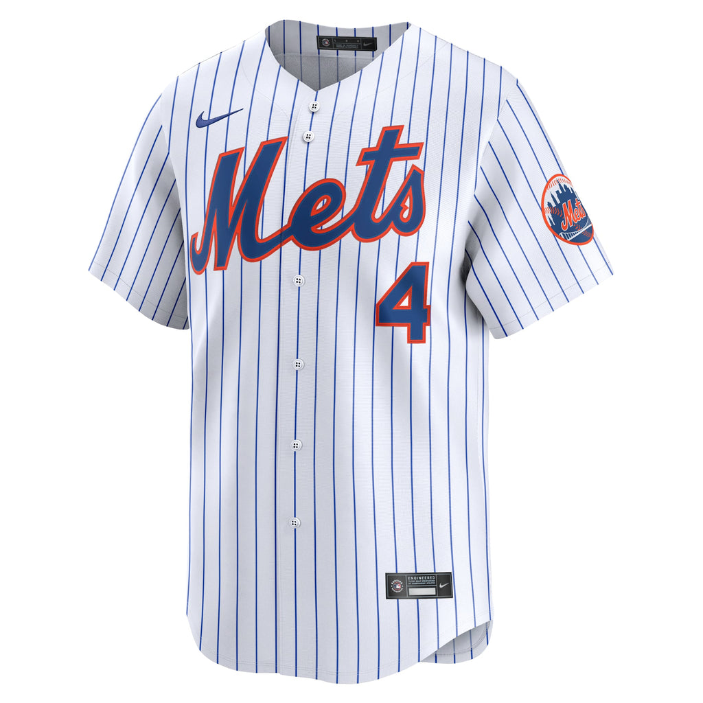 Men's New York Mets Francisco Alvarez Nike White Home Limited Player Jersey