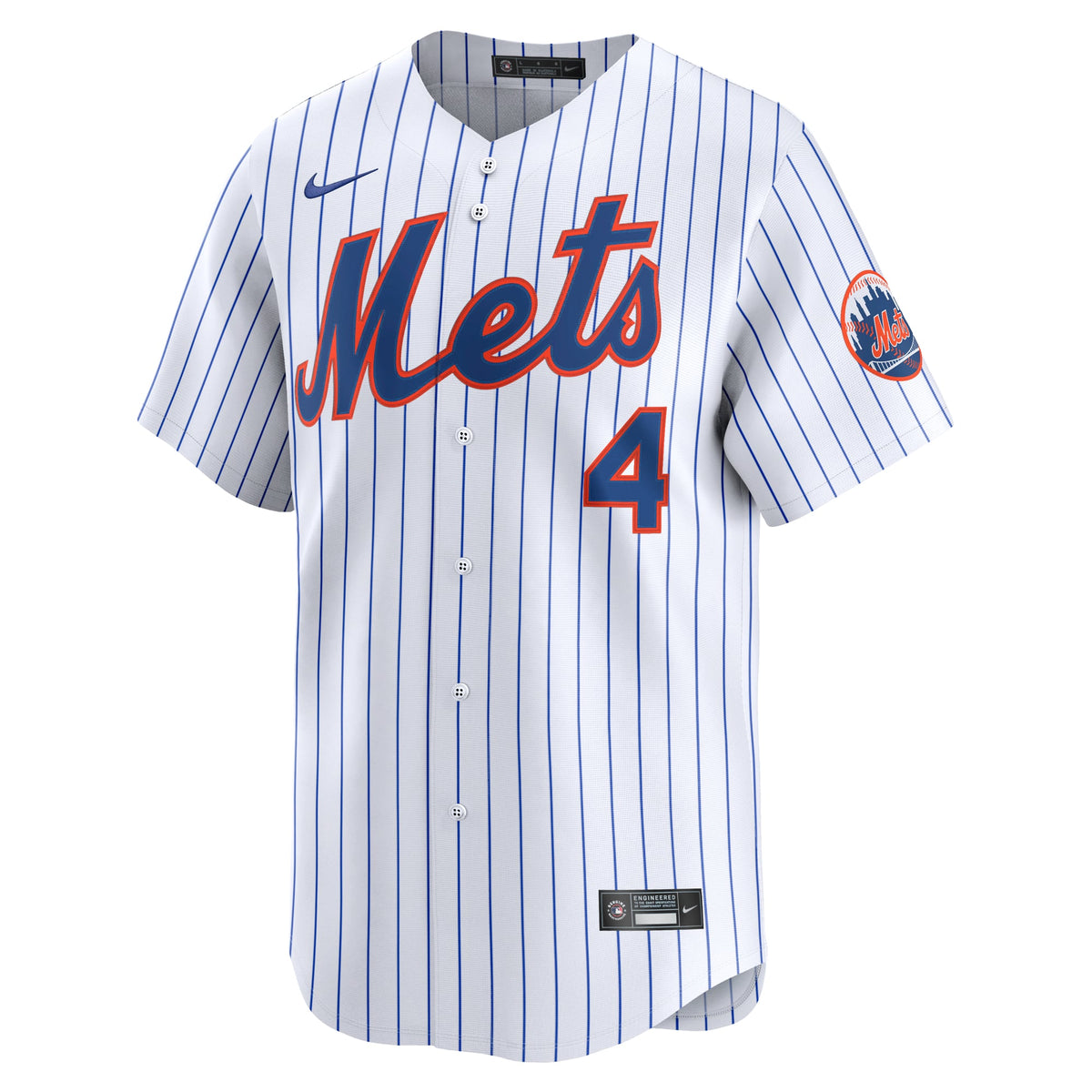 Men's New York Mets Francisco Alvarez Nike White Home Limited Player Jersey