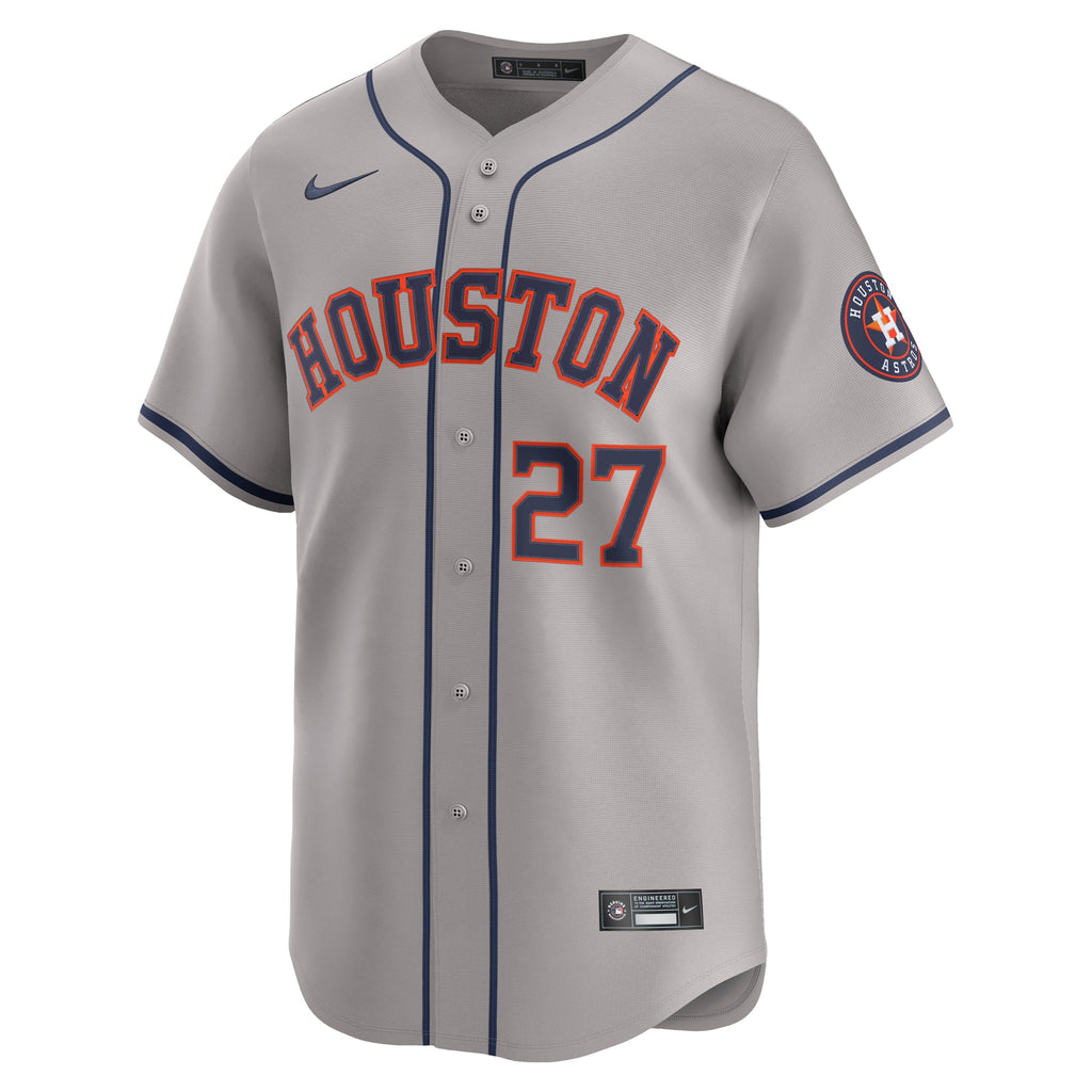 Men's Houston Astros Jose Altuve Nike White Home Limited Player Jersey
