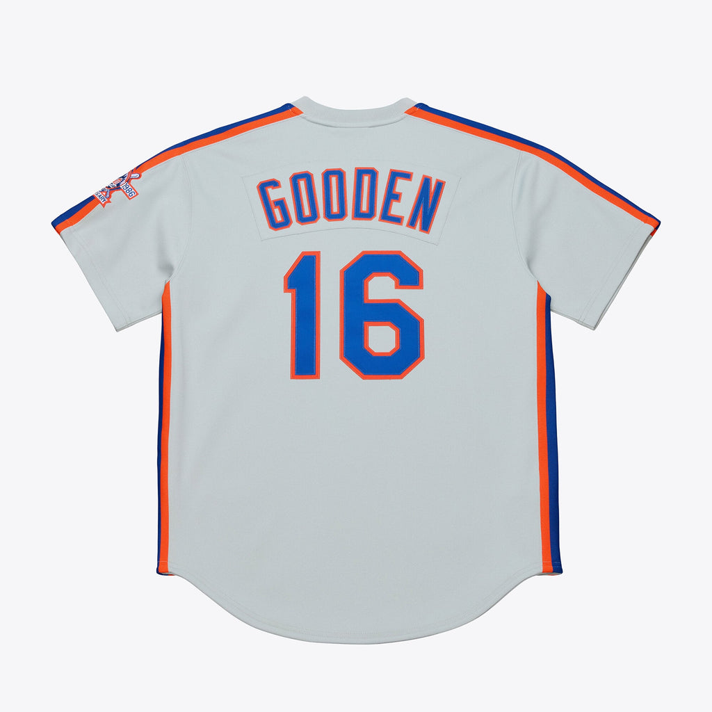 Men's New York Mets Dwight Gooden Mitchell & Ness White 1986 Authentic Jersey