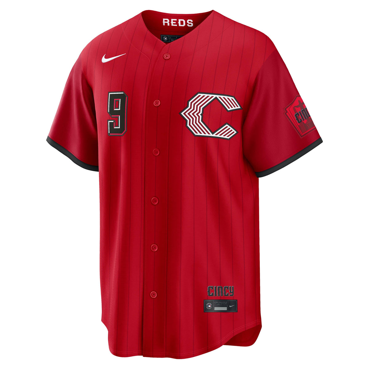 Men's Cincinnati Reds Matt McLain Nike Red 2026 City Connect Stadium Jersey