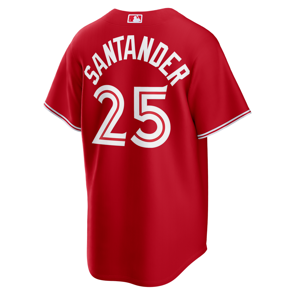 Men's Toronto Blue Jays Anthony Santander Nike Red Canada Day Replica Jersey