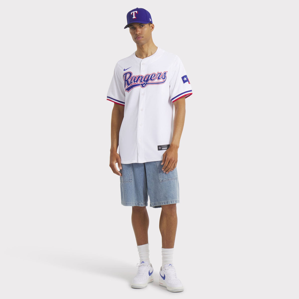 Men's Texas Rangers Corey Seager Nike White Home Limited Player Jersey