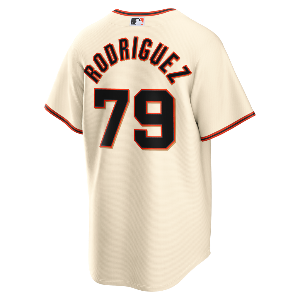 Men's San Francisco Giants Jesus Rodriguez Nike Cream Home Replica Jersey