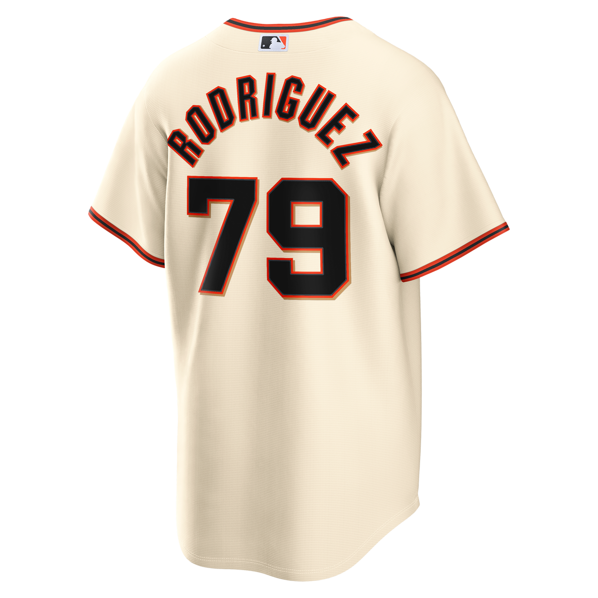 Men's San Francisco Giants Jesus Rodriguez Nike Cream Home Replica Jersey