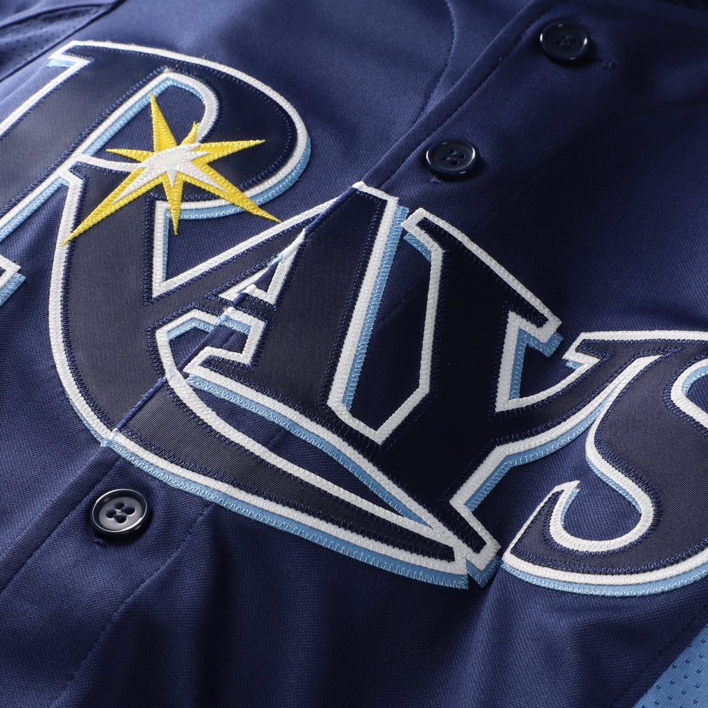 Men's Tampa Bay Rays David Price Mitchell & Ness Blue Authentic Batting Practice Jersey