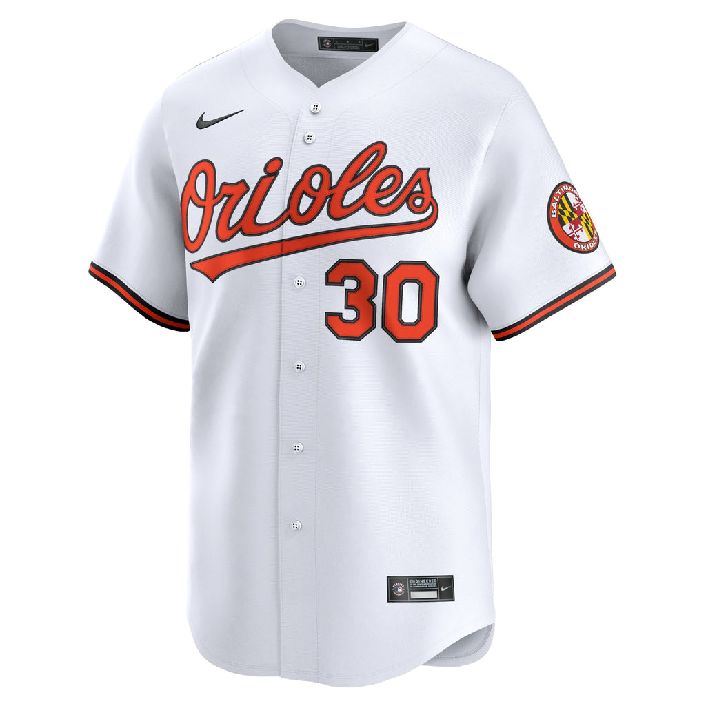 Men's Baltimore Orioles Grayson Rodriguez Nike White Home Limited Player Jersey