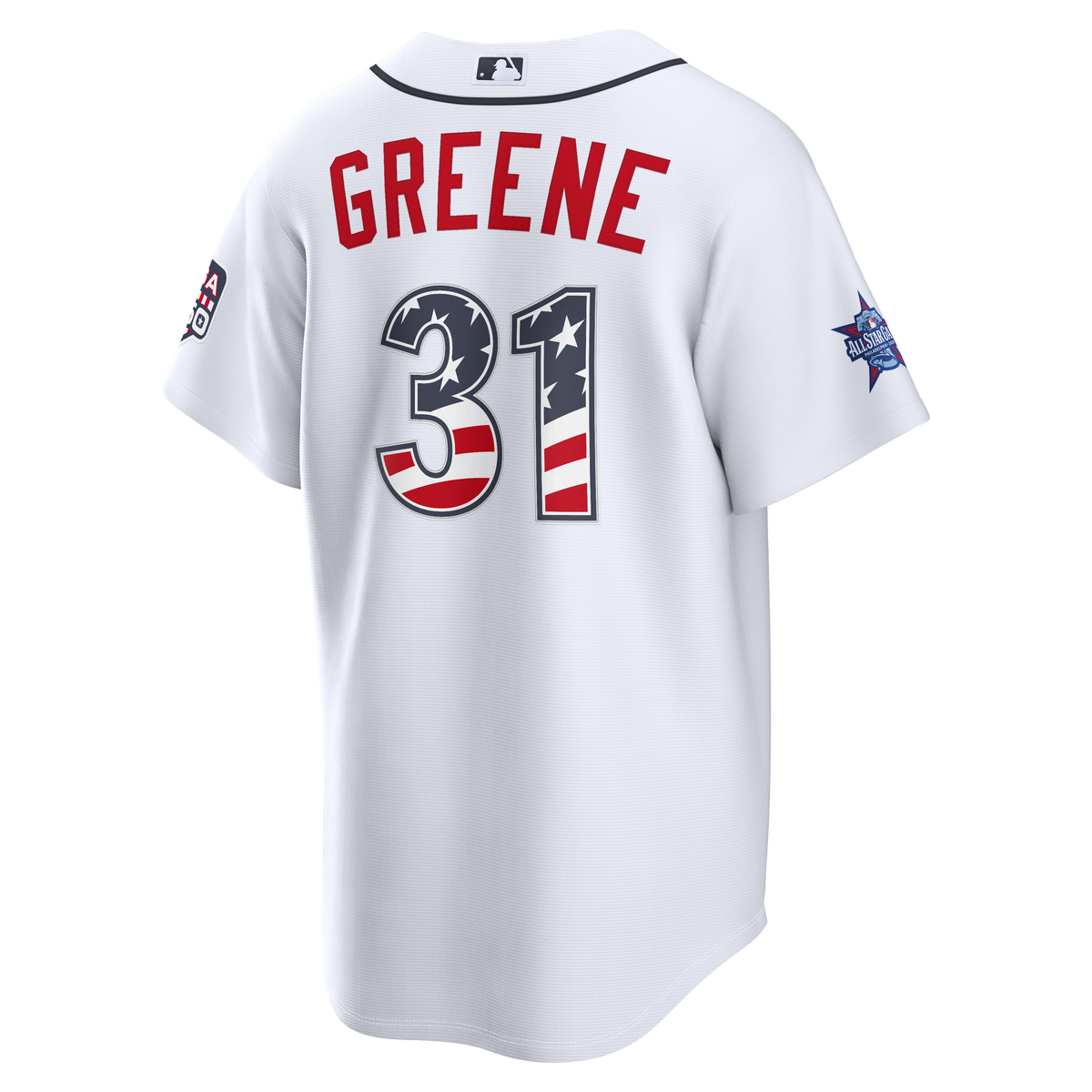 2026 All-Star Edition Stars & Stripes Men's Detroit Tigers Riley Greene Nike White Stadium Jersey