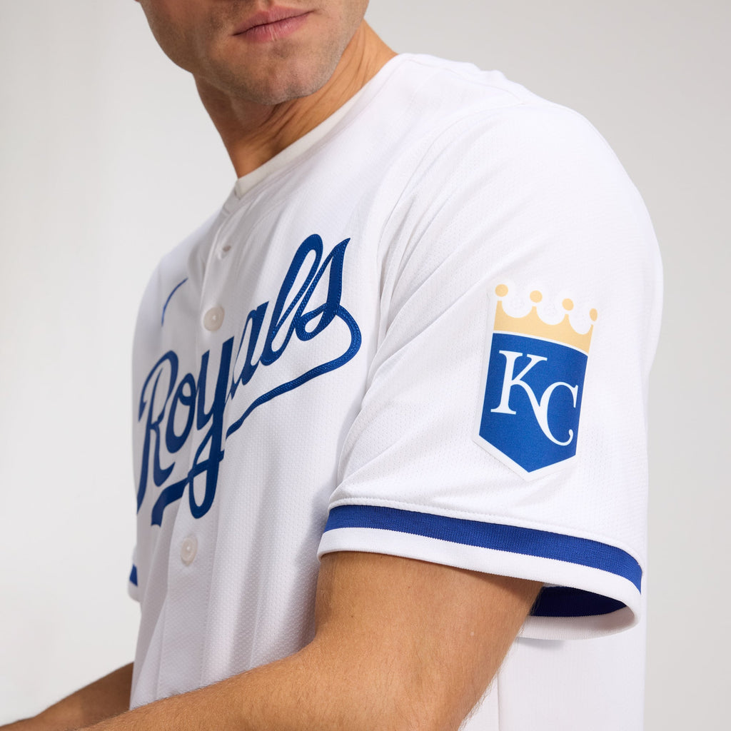 Men's Kansas City Royals Nike White Home Limited Jersey
