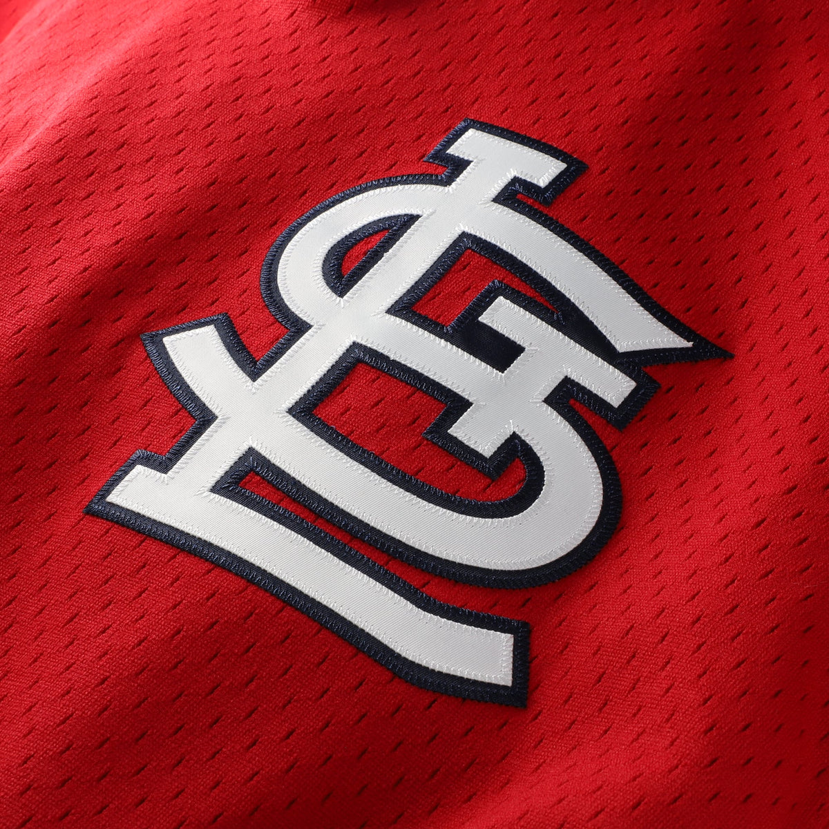 Men's St. Louis Cardinals Ozzie Smith Mitchell & Ness Scarlet Authentic Batting Practice Jersey