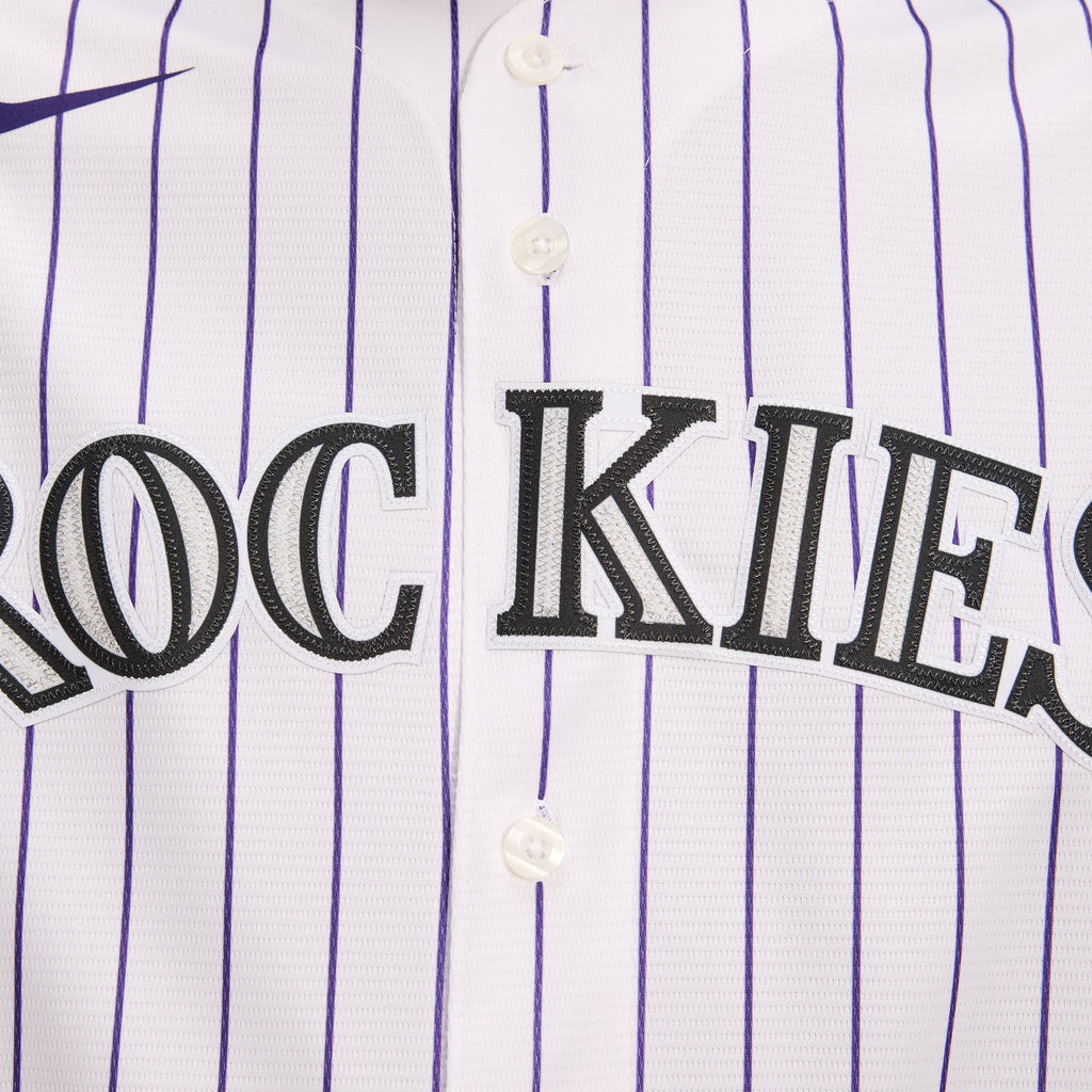 Men's Colorado Rockies Nike White Home Replica Team Jersey
