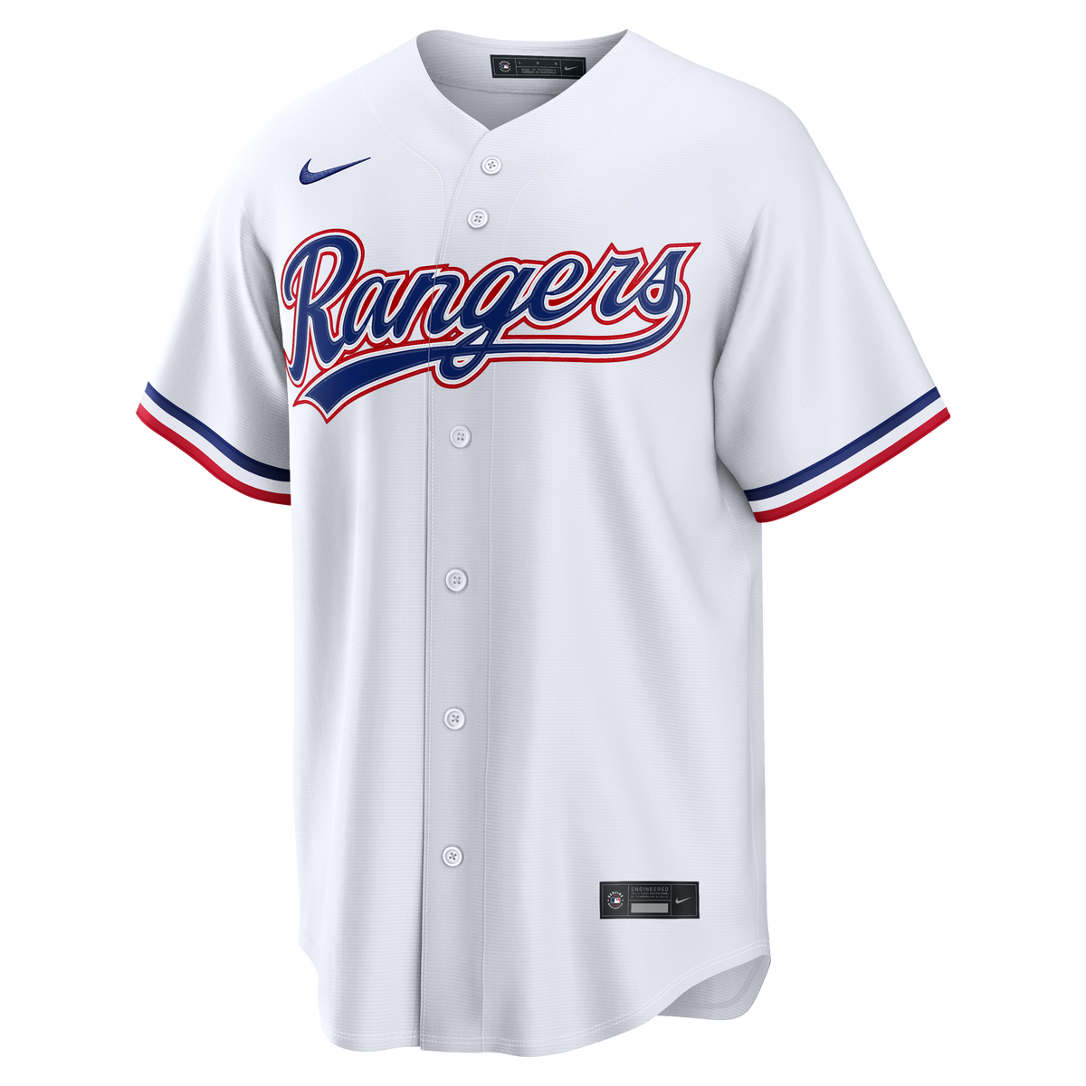 Men's Texas Rangers Wyatt Langford Nike White Home Replica Jersey